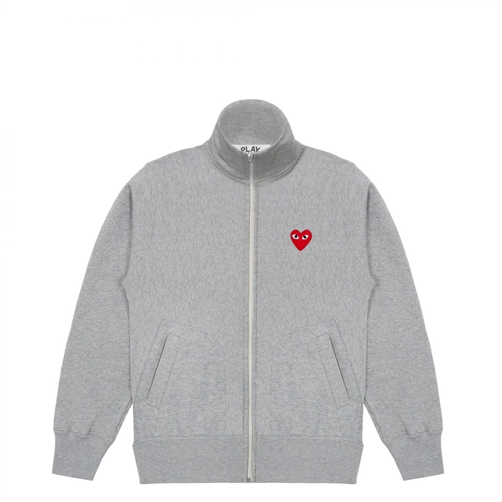 Comme des Garçons Grey Zip-Up Jacket